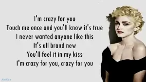 Crazy For You-Madonna